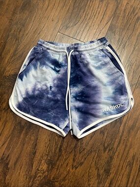 Raskol blue tie dye Classic shorts gym fitness size M